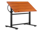 Drafting Table Adjustable 0&deg90&deg Tilt Wooden Drawing Desk with H-Frame V952-SJZMZBDDZBDC3SG4Z001V0