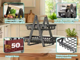 Heavy-Duty Metal Fruit Storage Basket Space-Saving Organizer for V1102-JSSGL002