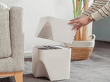 2 Pcs 12L18L Stackable Plastic Kitchen Trash Bin Household Classification Storage Box V915-HO0242-HO0243