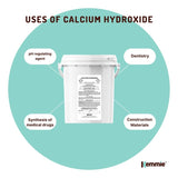Kemmie 600g Calcium Hydroxide Powder Tub - Food Grade Pickling Lime FCC V238-SUPDZ-33022601691216