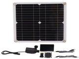 Solar Water Pump Kit Water Fountain Flower Irrigation Pump DC12V 22W with 100W Solar Panel V1294-YM0901-3114230091011