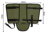 Black Outdoor Waterproof Leg Gaiters - Anti-Snake Bite & Scratch Protection Boot Covers - Breathable V888-ELOSUNG36660