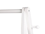 Levede Clothes Rack Wooden Wardrobe White CR1005-WH
