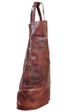 Pierre Cardin Professional Leather Apron Butcher Woodwork Hairdressing Barber Chef - Cognac V563-PC3433-COGNAC