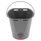 8L Feeder Bucket with 2 Nipple Milk Feeding Barrel Livestock Farm Accessory GrayFor Lamb V1294-YM0901-3111210205112