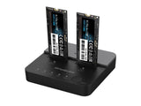 Simplecom SD550v2 USB 3.2 Gen2x2 to Dual Bay NVMe M.2 SSD Docking Station Duplicator Offline Clone V28-SIMSD550V2
