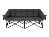 Levede Double Camping Chair Folding Outdoor Portable Fishing Picnic Travel Seat OD1075-GY-D-AU