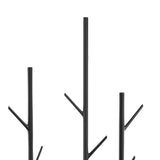 Levede Coat Rack Clothes Stand 8 Hook Organizer Black DH1050-BK