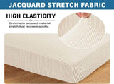 High Stretch Individual Seat Cushion Covers Sofa Slipcovers Couch Featuring Jacquard Textured Twill V1259-DP01-A-4452