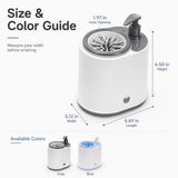 Safe ABS Animal Foot Bath Tool with Detachable Design,Safe ABS Construction, Gentle and Effective of V1107-CS-OLGPFGG12