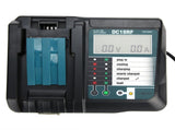 DC18RF Charger with Screen USB Interface Fit for Makita 14V/18V Lithium Battery V1294-YM0901-3117210018111