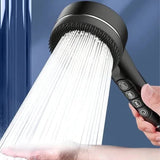 High Pressure Shower Head with 1.5 m Hose and Bracket, Piano Key Spray Control, Durable ABS Plastic, V1189-LC-LY-00102