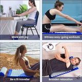 Blue Massage Acupressure Mat Yoga Sit Lying Mats Pain Stress Soreness Relax AU NEW V201-QHGMMOREONE020