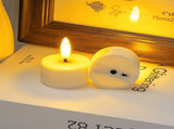 LED Rechargeable Flameless Candle Night Light Set USB Charging Decorative V888-ELOSUNG53484