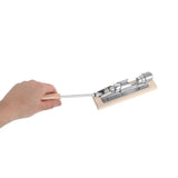 Walnut Cracker with Stainless Steel Mechanism and Stylish Light Brown Wooden Base for Easy Nut V1369-AZ3-W-14312