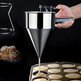 Stainless Steel Piston Funnel with Support Octopus Balls Tool for Sauce Cream Dosing Funnel V1294-YM0717-10123336