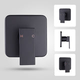 Shower Bath Mixer Tap Bathroom WATERMARK Approved - Electroplated Matte Black V63-827891