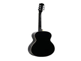 Karrera 40in Resonator Guitar - Black RSN-NC40-BK
