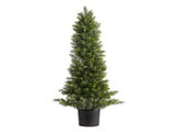 Artificial Topiary Cedar Trees, 2 Set 914mm Faux Pine Shrubs Plants, Fake Silk Tree Look Real, Easy V952-XSRGXJS36YCXDIEET001V0