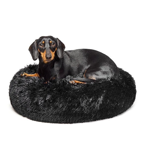 Fur King "Aussie" Calming Dog Bed - Black - 60 CM - Small V364-DCA6BDP0248S