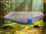 Portable Camping Travel Hammock Hanging Bed with Mosquito Net V1294-YM0727-JY13166-02
