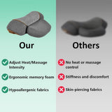 3 in 1 Electric Neck and Shoulder Massager Pillow, USB Heated Cervical Support Cushion for V1189-LC-RY-00473
