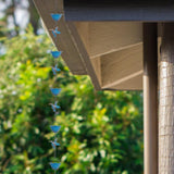 2.4M Rain, Hummingbird Rains for Outside, Copper Rain Bell Decorative Rain Catcher V1192-AZ-W-0165
