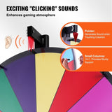 24 inch Spinning Prize Wheel, 14 Slots Spinning Wheel, Roulette Wheel with a Dry Erase and 2 V952-CJZLJP24YCLDOLAIQV0