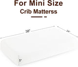 2 Pack Muslin Cott Crib Sheets, Soft and Breathable Double Layer 24x38 Baby Crib Sheets for V1258-DP02-C-1100
