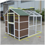 YES4PETS XXL Aviary Pigeon Bird Cage Wooden Outdoor House Pigeon Breeding Cage V278-AV348-AV349-TL001