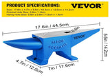 Single Horn Anvil 44Lbs Steel Anvil Blacksmith for Sale Forge Tools Equipment Anvil Rugged Round V952-GZ20KGGZ000000001V0