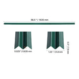 Bottom Locking Privacy Slats, Single-Wall Vertical Bottom-Locking Slats for Chain-Link Fence, V952-DBYSBTDBPE5FG3HV0V0