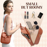 Vintage Large Capacity Messenger Bag, 2026 New Double Layer Large Capacity Messenger Bag Crossbody V1258-DP02-F-820