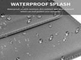 Deep Blue 3-in-1 Laptop Sleeve with Built-In Stand & Wrist Rest Waterproof PU Protective Case for V888-ELOSUNG43914