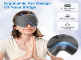 3 Pack Travel Essentials Travel Pillow, Inflatable Foot Rest & Sleep Mask with Storage Bag, V1337-YE-N45Z-RGBR