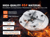 KP2-3/4 Lathe Chuck, 4-Jaw 70 mm Diameter, Metal Lathe Chuck Turning Machine Accessories, V952-MGCCKP275YC0517OZV0