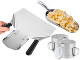 Double Handle Concession Popcorn Scoop 12 oz Aluminium Popcorn Scoop 10 oz Dredge V1259-DP01-F-512