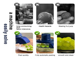 Blue Automatic Grape Peeler Machine - High-Efficiency & Mess-Free, Electric Fruit Skin Remover for V888-ELOSUNG42845