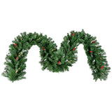 Christabelle 3.05m Christmas Garland with Berries Pine Tree Decoration Ornament 112_BHZG10