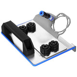 Plated Silver Angle Grinder Stand for Tile Chamfering with Steel Construction and Steady Mounting V1192-AZ-W-22369