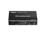Simplecom CM412 HDMI 2.0 1x2 Splitter 1 IN 2 Out 4K60Hz HDR10 2 Port HDMI Duplicator V28-CM412