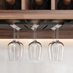 SOGA 34cm Wine Glass Holder Hanging Stemware Storage Organiser Kitchen Bar Restaurant Decoration TAN1036