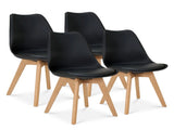 Dining Chair 4 Pcs Set Dining Chair - Yellow V957-AM0033K