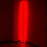 Modern - Colour RGB - Minimalist LED Corner Floor Lamp - White - Mood Lighting V63-835351