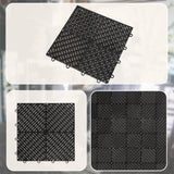 Vented Garage Floor Tiles Snow Water Drainage 30x30cm V63-841661
