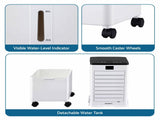 Devanti 8L 3-in-1 Evaporative Air Cooler 4 Ice Packs Remote Control 3 Speed EAC-C-RC-108YF-WH