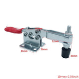 4 Pack Vertical Hand Tool Quick-Release Toggle Clamp 220 lbs Holding Capacity Antislip Easy Loading V1369-AZ3-W-14030