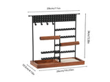 Jewelry Organizer Stand Durable Hanging Jewelry Holder Necklace Bracelet Display Rack for Home V1294-YM0626-230531MQ04-1