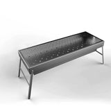 SOGA Stainless Steel Skewer Charcoal BBQ With Grill TABLETOPSKEWER