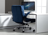 Velvet Home Ergonomic Swivel Adjustable Tilt Angle and Flip-up Arms Office Chair V226-SW1601BL